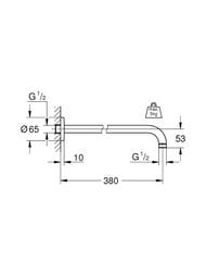 ��������� �������� ���� Grohe Rainshower 28361000 ������� 380��, ����