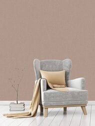 Обои флизелиновые Hygge IV Winter Hg30 003/1 (1,00х10,05) ткань, коричневые (рул.)