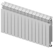 Радиатор биметаллический RIFAR EcoBuild 500 (575х1120х100) 14 секций, 2604 Вт, боковое подкл, белый