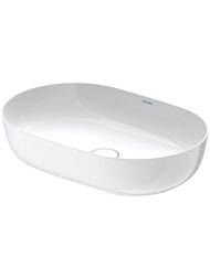 Раковина Duravit Luv 600х400 шлиф., белая, антигряз. покр., выпуск с керамич. крышкой 03796000001
