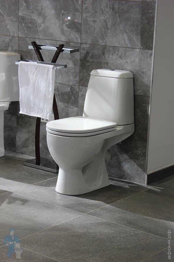 Унитаз компакт Sanita Luxe MAX Comfort (615x390x745) сиденье из ...