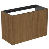 Тумба под раковину Ideal Standard CONCA (800x373x540) 2 ящика, темный орех T4352Y5