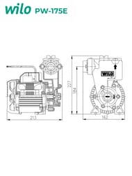 ����� WILO PW-175 E, ������ ���������� 9� 3059265