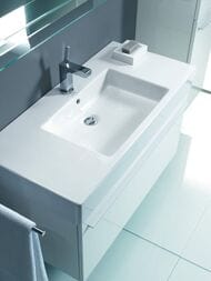 Умывальник DURAVIT VERO 1050х490х170 1 отверстие под смеситель, перелив, белый 0329100000