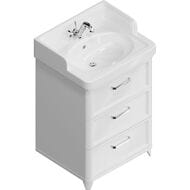 Тумба под раковину KERAMA MARAZZI POMPEI напольная с 3 ящиками, (560х480х730) белая PO.N.60.3\WHT