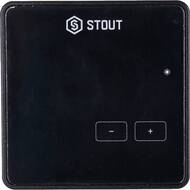 Терморегулятор STOUT R-10z проводной, ЖК-дисплей, черный, STE-0101-010004 — миниатюра 1