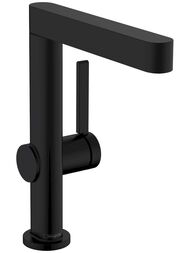 Смеситель Hansgrohe Finoris 76060670 для раковины, поворотный излив, матовый черный — миниатюра 1