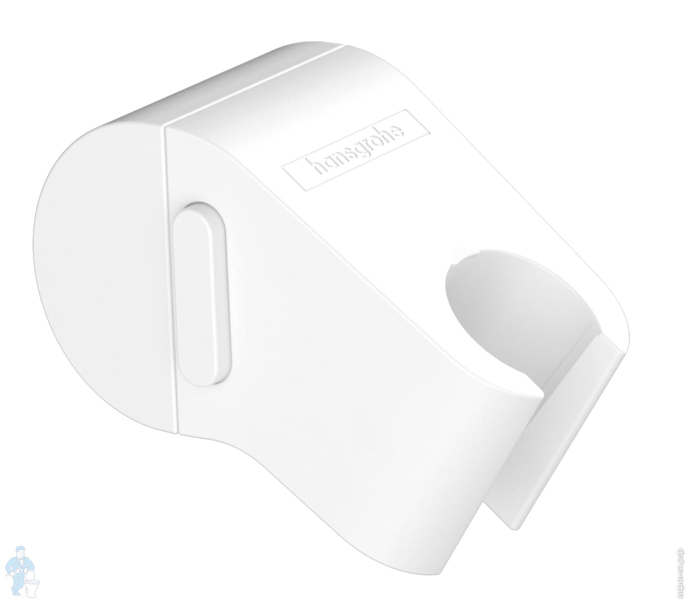 Держатель для душа Hansgrohe WallStoris 27917700 слайдер с кнопкой цвет ...