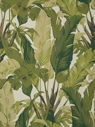 Обои натуральные на флизелине Thibaut Tropics (0,69х8,22) зеленые T10131 (рулон)