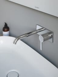 Смеситель Duravit C.1 для раковины встраиваемый однозахватный, излив 174 мм, хром C11070003010