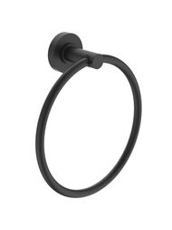 Полотенцедержатель кольцо Ideal Standard IOM A9130XG диаметр 159 мм, крепеж, черный матовый