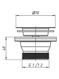 ������ ��� ����� ��� ����� 1.1/2" M100