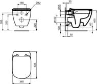������ ��������� Ideal Standard TESI 365�535�400 ������������, � �������� ���������, ����� T536001