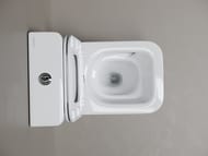 Унитаз-компакт Ceramicanova Кубик (Cubic) Торнадо с бачком сиденье микролифт белый арт CN1803T