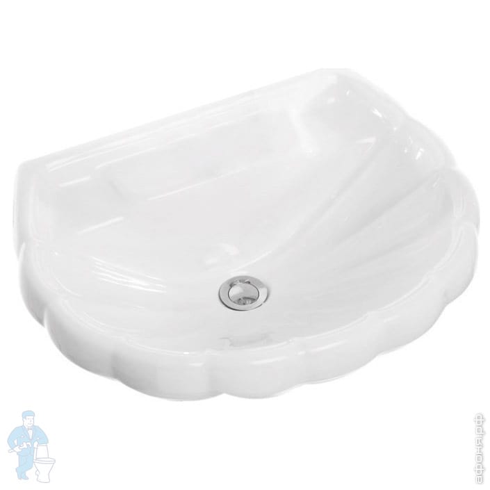 Умывальник Санита РОМАШКА (600х480) с отверстием под смеситель | Афоня ...