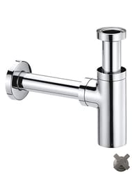 Сифон маленький Nicolazzi 5559NKN 1/4" без донного клапана