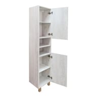 Шкаф-колонна COMFORTY Верона-35 (350х1600х320) подвесной, дуб белый00004137140