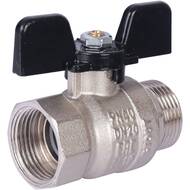 Кран шаровый STOUT 3/4"ВН, бабочка, стандартнопроходной, SVB-0014-000020