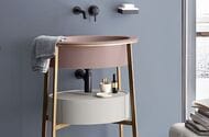 ������� ��� �������� Cielo CATINO OVALE (700�500�830) ��������, ���� Brushed Bronze CASTOBZ