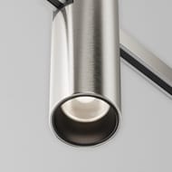 Трековый светильник Maytoni Focus LED (Фокус ЛЭД) TR143-1-5W4K-W-PT Flarity 4000K 5Вт 34°, IP20, платина