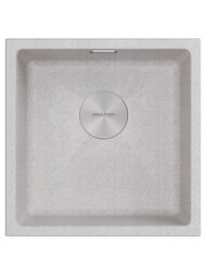 Мойка LUMI 45UNI, IT-GRANIT, LU45-BE, бежевый, 455х460, Paulmark