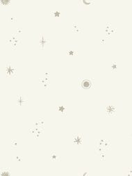 Обои виниловые на флизелине Grandeco Little Dreamers LD3617 (0,53х10,05) космос, многоцветные (рул)