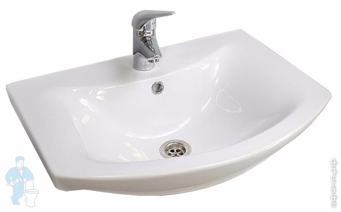 Раковина-столешница Балтика 60 белая 600х490 168863 | Афоня.рф