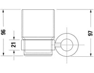 ������ ��� ������ ����� DURAVIT D-Code ���������, �����, ����: ����/������� ������ 0099191000