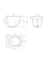 ������ ��������� BelBagno Sfera-TOR (500x360x370) ������������, ������� ��������� BB046CH-TOR/SC