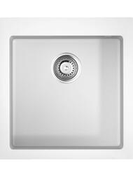 Мойка Omoikiri BOSEN 47-WH (470х500х220) врезная, тетогранит, белый 4993589