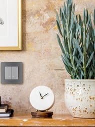 Выключатель LEGRAND INSPIRIA  2-клавишный с подсветкой 10 AX 250 В алюминий 673632