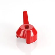 Ручка-бабочка для крана VALTEC BASE красная VT.220.R.04 — миниатюра 3
