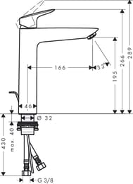 ��������� Hansgrohe Logis 71090000 ��� �����������, ������� ������������� �����, ������ ������,����