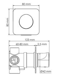 Душевая система WasserKRAFT Weida A3151.269.270.090.116.271.087.103 с изливом, хром — изображение 14