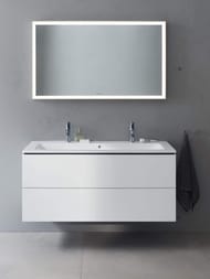 ������� Duravit L-Cube 1200�700�67 � 4-��������� ����������, ������, ����� ������� LC7383018180000