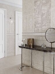 Бордюр KERAMA MARAZZI Веласка (25х300) светло-бежевый SPA043R (шт.)