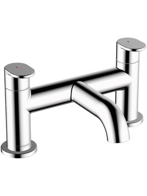 Смеситель на борт ванны Hansgrohe Vernis Blend 71442000 на 2 отверстия, двухзахватный, хром