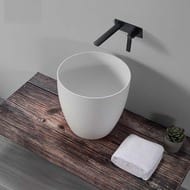 Накладная раковина Armadi Art Corian (Кориан) (390x390х400) 884-39 белая
