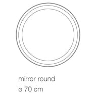 Зеркало Knief Mirrors (700х700) с подсветкой, цвет: белый матовый 0600-271-01 — изображение 3
