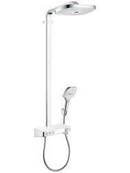 Душевая система Hansgrohe Raindance Select E 300 3jet Showerpipe с термостатом,хром/белый 27127400 — миниатюра 1