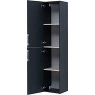 Пенал Aquanet Алвита 35 (350х1576х309) универсальный, подвесной, 2 дверцы, антрацит 277559