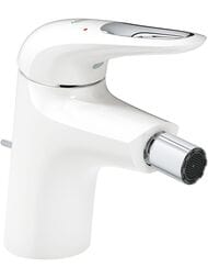 Смеситель Grohe Eurostyle 2015 33565LS3 для биде со сливным гарнитуром, S-Size,  белая луна/хром