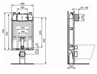 ����������� Ideal Standard PROSYS LIGHT FRAME 80 M ��� ��������� �������� R020567