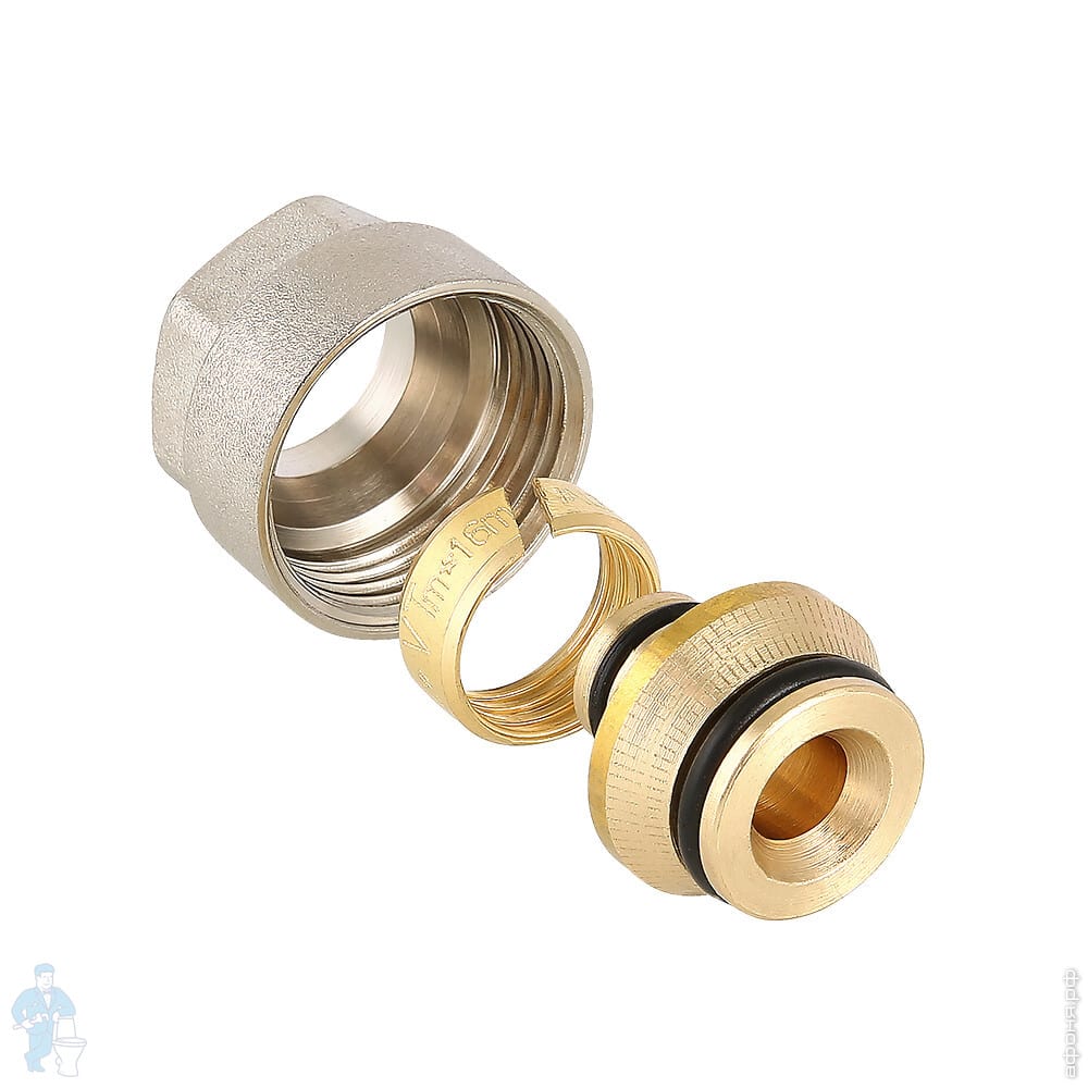 Фитинг под обжим евроконус для присоед к коллектору м/пл трубы VALTEC ...