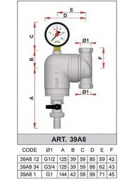 ������ FAR 1" � � ����������, 100���, ���������� ����������, Max: 95 �C, 25 ��� FA 39A8 1100