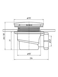 ����� ��� ����� 1.1/2"�90�� ��� �������� ������� h=65 ���� E320C