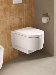 Унитаз подвесной DURAVIT BALCOON 540х370х360 безободковый, белый матовый 290609AC00 — изображение 3