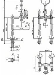 ��������� CEZARES FIRST VDPS-02-Bi ��� �����, ���������, ������ ���, ������/����� �����