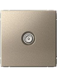 Розетка Systeme Electric ARTGALLERY ТВ оконечная 1DB, механизм, шампань, GAL000591
