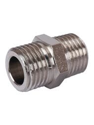 Ниппель STOUT 1/4"НН, никель,  SFT-0004-001414 — изображение 3